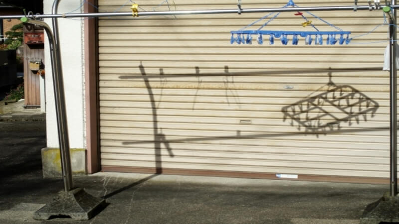 コンクリート付き物干し竿